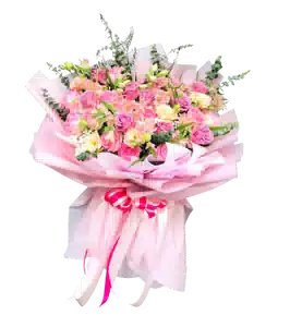 Bó Hoa Hồng Phấn Ngọt Ngào