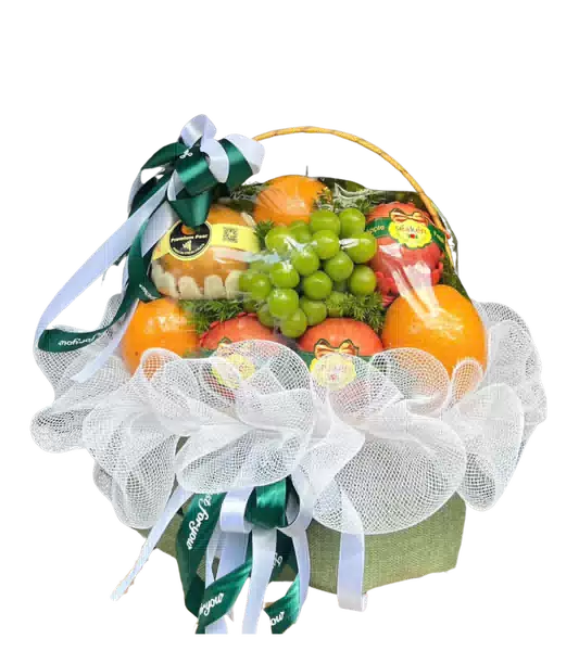 Giỏ Trái Cây Tròn có Quai