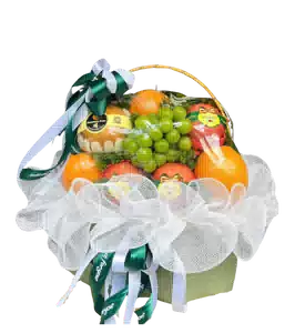 Giỏ Trái Cây Tròn có Quai