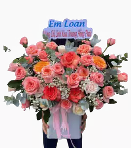 Hộp Hoa Hồng San Hô 0067