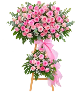 Kệ Hoa Hai Tầng Hồng Tông Hồng