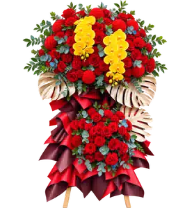 Kệ Hoa Hoa Lan Tông Đỏ