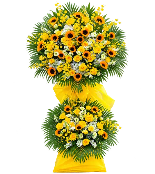 Kệ Hoa Hướng Dương Tông Vàng