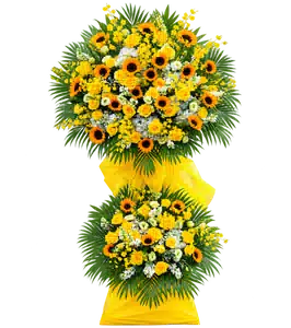 Kệ Hoa Hướng Dương Tông Vàng