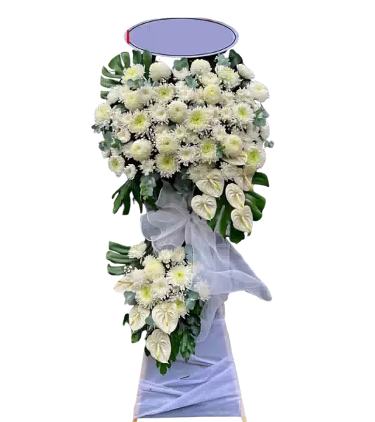 Kệ Hoa Tang 2 Tầng mang sắc Trắng 0312