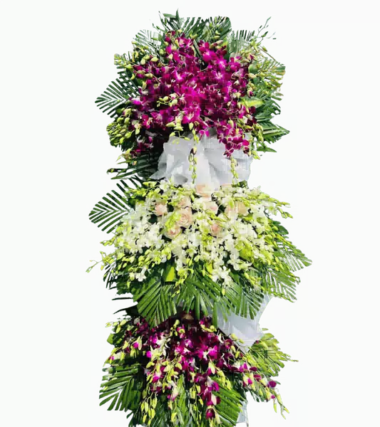 Kệ Hoa Tang 3 Tầng mang sắc Tím Hồng