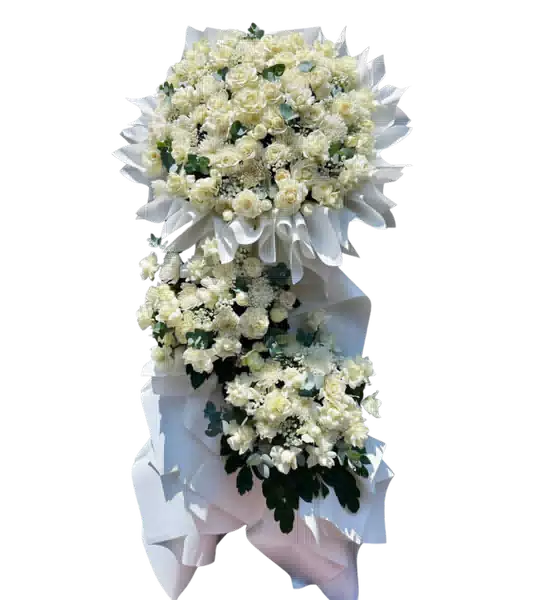 Kệ Hoa Tang 3 Tầng mang sắc Trắng 0318
