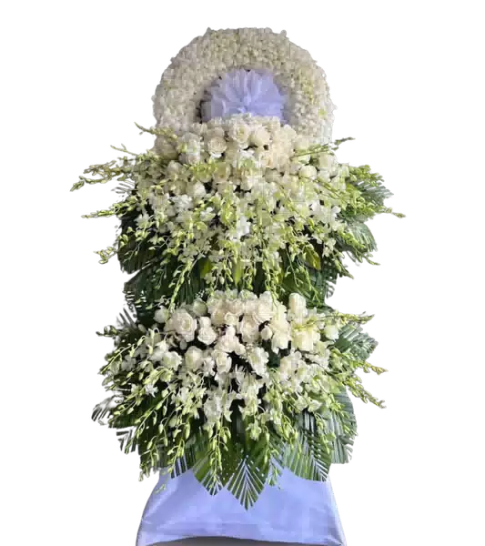Kệ Hoa Tang 3 Tầng mang sắc Trắng